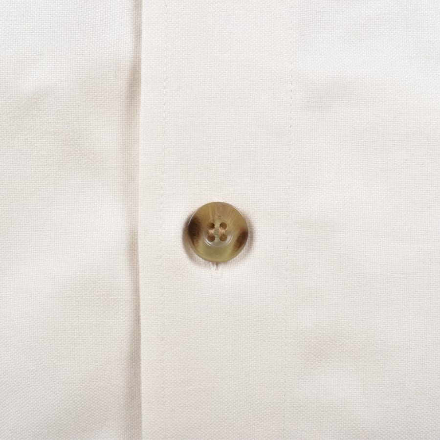 Fred Perry Heavyweight Oxford Overshirt Ecru | Mainline